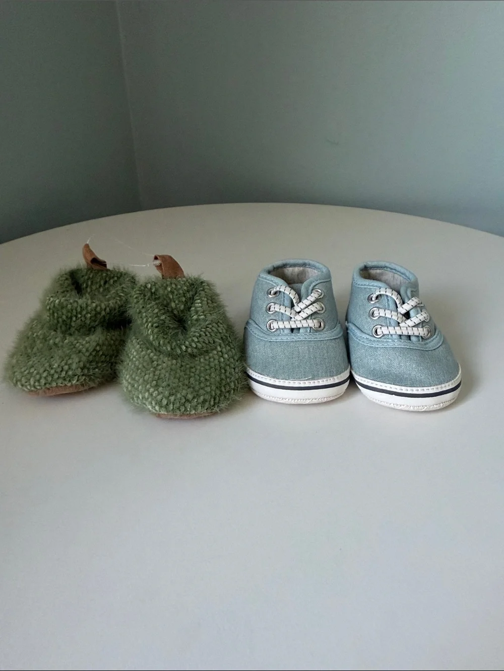 Carters 0-3 slippers and crib shoes